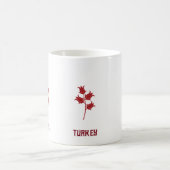 Kalkoen koffie Mok met tulpen (Center)
