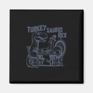 Kalkoen Saurus Rex Grappige Dinosaur T-rex Kalkoen Magneet