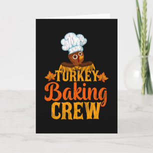 Kalkoen Steun Team Thanksgiving Team Bakker Cadeau Kaart