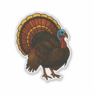 Kalkoen sticker