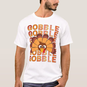 Kalkoen t-shirt, herfst, herfst tee Ess T-shirt