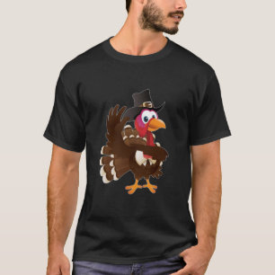 Kalkoen voor kinderen vrouwen mannen grappige Than T-shirt