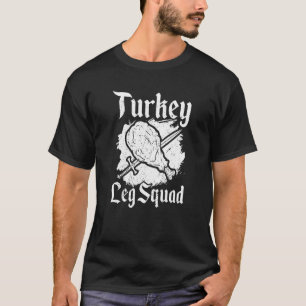 Kalkoenbout Troep Middeleeuwse Ridders Maaltijd Re T-shirt