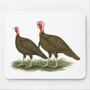 Kalkoenen: Chocolade Muismat