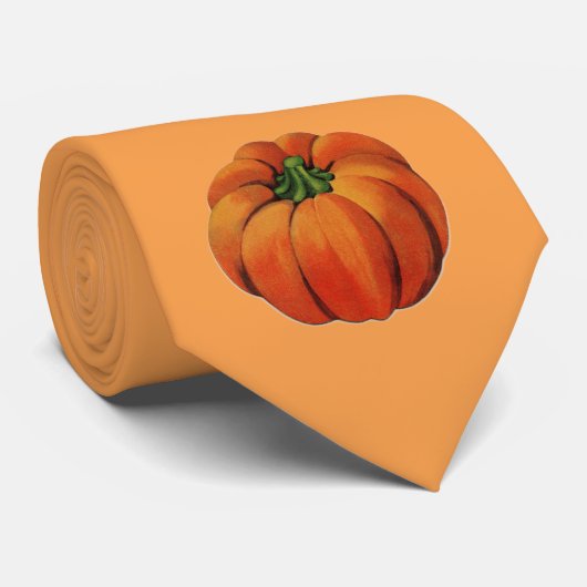 kalkoenen en pompoenen stropdas (Opgerold)