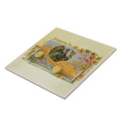  kalkoenen in de Corn Cob-auto Tegeltje (Zijkant)