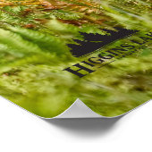 kalkoenen met kuikens poster (Hoek)