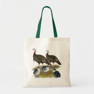 Kalkoenen Oosterse Wilde Familie Tote Bag