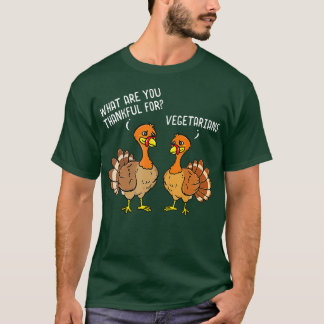Kalkoenen spreken over de Thanksgiving van goddeli T-shirt