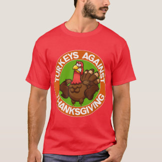 Kalkoenen Tegen Dankzeggings Vegan T-shirt