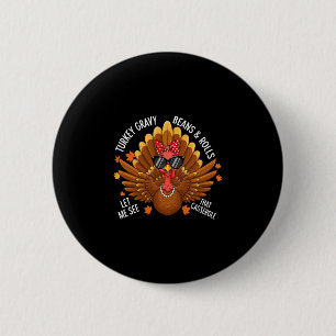 Kalkoengravy Bonen En Broodjes Laat Me Dat Cerol Z Ronde Button 5,7 Cm