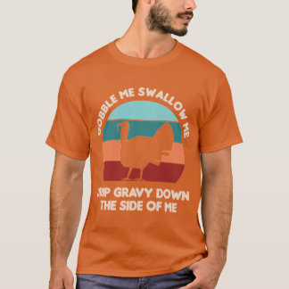 Kalkoenontwerp voor Thanksgiving voor dinerfeest m T-shirt