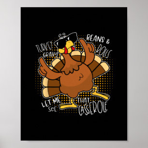 Kalkoensaus Bonen En Broodjes Cerole Grappige Than Poster