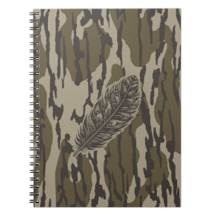 Kalkoenveer Onderlanden Camo Bos Notitieboek