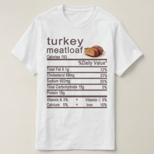 kalkoenvlees Voeding Feetetiket T-shirt