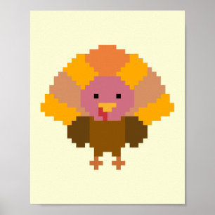 Kalkoon - Pixel Art Poster