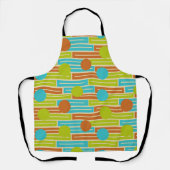 Kalksteen groen, kaneel bruin, rechthoeken van Tur Schort (Voorkant)