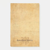 Kalligrafeerde Elegant Monogram Sjabloon Post-it® Notes (Voorkant)