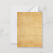 Kalligrafeerde Monogram  Nostalgie Sjabloon (Achterkant)