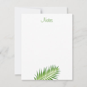 Kalligrafeerde Script Bloemen Sjabloon Palm Leaves