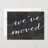 kalligrafie | Adreswijziging Aankondigingskaart (Voorkant / Achterkant)