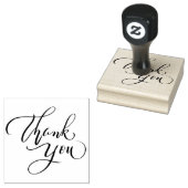 Kalligrafie Dank u Stamp Rubberstempel (Gestempeld)
