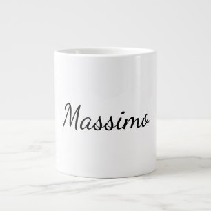 Kalligrafie Elegant Eenvoudig Gewone Naam Extra Grote Beker