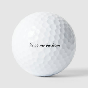 Kalligrafie Elegant Eenvoudig Gewone Naam Golfballen