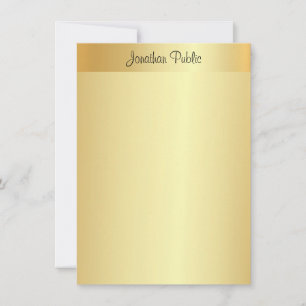 Kalligrafie Elegant Goud Sjabloon Script Modern