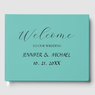 Kalligrafie Elegant Welkom Bruiloft Gastenboek