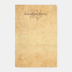  kalligrafie Elegante Monogram Sjabloon Post-it® Notes