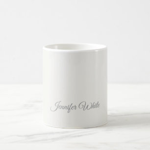 Kalligrafie Elegante Pastel Kleur Krachtig Retro Koffiemok