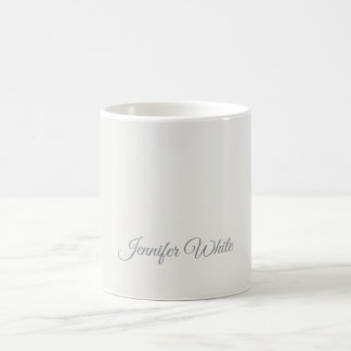 Kalligrafie Elegante Pastel Kleur Krachtig Retro Koffiemok