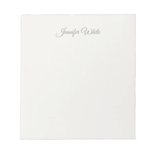 Kalligrafie Elegante Pastel Kleur Krachtig Retro Notitieblok