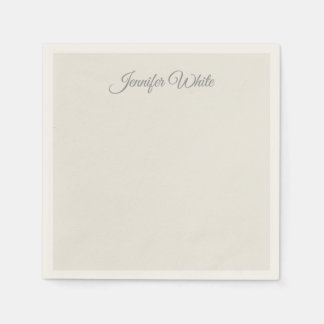 Kalligrafie Elegante Pastel Kleur Krachtig Retro Servet