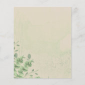  kalligrafie Eucalyptus budget speciale dag Flyer (Achterkant)