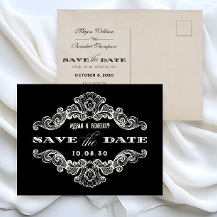  kalligrafie Gothic bruiloft Briefkaart