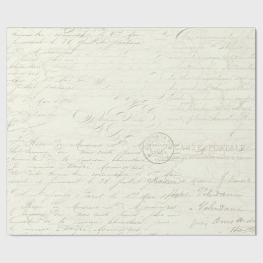 kalligrafie Handgeschreven Script-decoupage Cadeaupapier (Vlak)