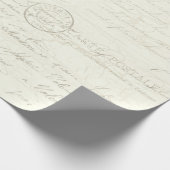 kalligrafie Handgeschreven Script-decoupage Cadeaupapier (Hoek)