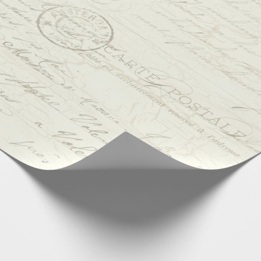 kalligrafie Handgeschreven Script-decoupage Cadeaupapier (Hoek)