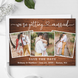 Kalligrafie Hart Hout Trouwen 3 Foto Save The Date