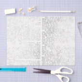 Kalligrafie in vintage-stijl tissuepapier (Craft)