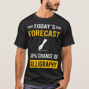 Kalligrafie Kalligraaf Handschrift Lettering T-shirt