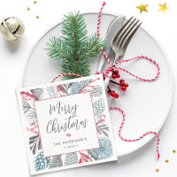 Kalligrafie Lettering Prettig Kerstmis Groenelemen