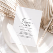 Kalligrafie Liefde Fancy Script Surprise Party Kaart