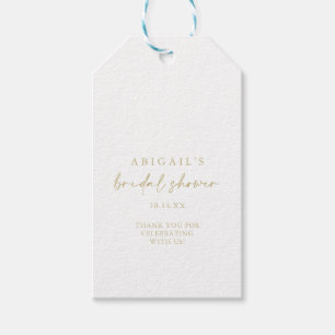 Kalligrafie Modern Elegant Goud Vrijgezellenfeest Cadeaulabel