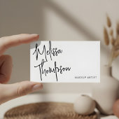 Kalligrafie Modern Wit Minimalist Visitekaartje