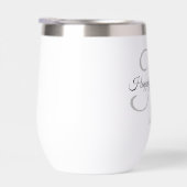 Kalligrafie Monogram Gelukkig Ooit Na Feest (Rechts)