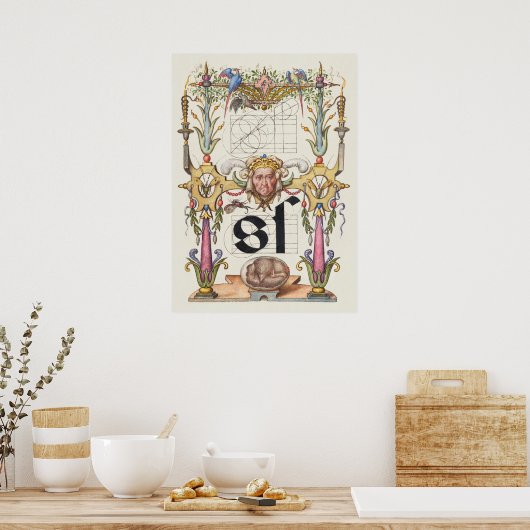 kalligrafie poster (Keuken)