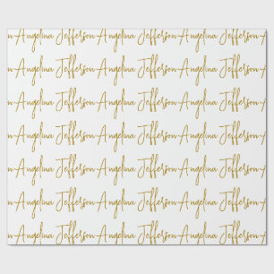 Kalligrafie Professionele Elegante Gouden Kleur Cadeaupapier